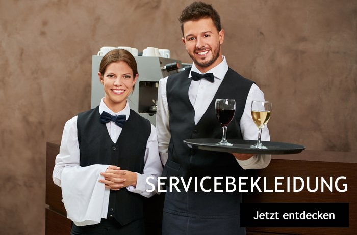servicekleidung für barpersonal kellner und catering