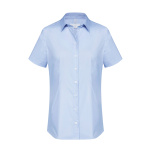 Greiff Damen-Bluse Modell 6516 kurzarm blau 42