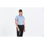 Greiff Damen-Bluse Modell 6516 kurzarm blau 42