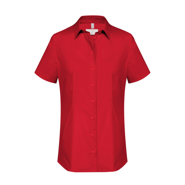 Greiff Damen-Bluse Modell 6516 kurzarm rot 48