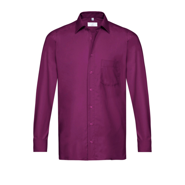 Greiff Herren-Hemd Modell 6665 langarm brombeere 37/38