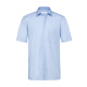 Greiff Herren-Hemd Modell 6666 kurzarm blau 37/38