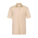 Greiff Herren-Hemd Modell 6666 kurzarm beige 37/38