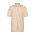 Greiff Herren-Hemd Modell 6666 kurzarm beige 47/48