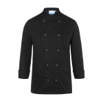 Karlowsky Kochjacke Basic mit Druckknöpfen schwarz 3XL