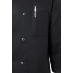Karlowsky Kochjacke Basic mit Druckknöpfen schwarz 3XL