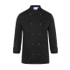 Karlowsky Kochjacke Basic mit Druckknöpfen schwarz 3XL