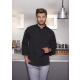 Karlowsky Kochjacke Basic mit Druckknöpfen schwarz 3XL