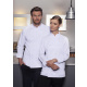 Karlowsky Kochjacke Basic mit Druckknöpfen weiß S