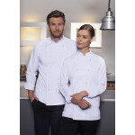 Karlowsky Kochjacke Basic mit Druckknöpfen weiß L