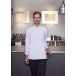 Karlowsky Kochjacke Basic mit Druckknöpfen weiß L