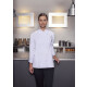 Karlowsky Kochjacke Basic mit Druckknöpfen weiß L