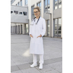 Karlowsky Damenmantel Basic langarm Mischgewebe weiß XS