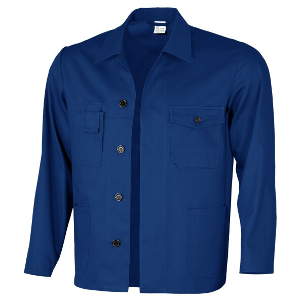 Arbeitsjacke-Basic 100% Bw  Gr.44 Kornblau