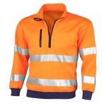 Warnschutz-Sweatshirt 75% Pes / 25% Cotton ca. 300 G / M² Gr. M Warnorange