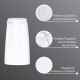 Bistroschürze Vorbinder 80 x 100 cm weiß 35% Baumwolle / 65% Polyester