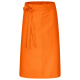 Bistroschürze Vorbinder 80 x 100 cm orange 35% Baumwolle / 65% Polyester