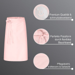 3er Pack Bistroschürze Vorbinder 80 x 100 cm rosa 35% Baumwolle / 65% Polyester