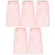 5er Pack Bistroschürze Vorbinder 80 x 100 cm rosa 35% Baumwolle / 65% Polyester