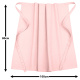 5er Pack Bistroschürze Vorbinder 80 x 100 cm rosa 35% Baumwolle / 65% Polyester