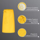 5er Pack Bistroschürze Vorbinder 80 x 100 cm gelb 35% Baumwolle / 65% Polyester