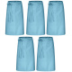5er Pack Bistroschürze Vorbinder 80 x 100 cm himmelblau 35% Baumwolle / 65% Polyester
