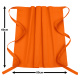 Vorbinder Schürze 60 x 80 orange 35% Baumwolle / 65% Polyester