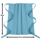Vorbinder Schürze 60 x 80 himmelblau 35% Baumwolle / 65% Polyester