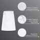 3er Pack Vorbinder Schürze 60 x 80 weiß 35% Baumwolle / 65% Polyester