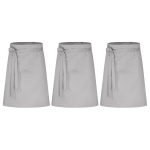 3er Pack Vorbinder Schürze 60 x 80 grau 35%...