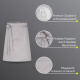 3er Pack Vorbinder Schürze 60 x 80 grau 35% Baumwolle / 65% Polyester