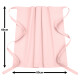 5er Pack Vorbinder Schürze 60 x 80 rosa 35% Baumwolle / 65% Polyester