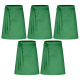 5er Pack Vorbinder Schürze 60 x 80 grün 35% Baumwolle / 65% Polyester