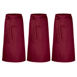 3er Pack Bistroschürzen Vorbinder 100 x 100 cm...