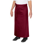 3er Pack Bistroschürzen Vorbinder 100 x 100 cm bordeaux 35% Baumwolle / 65% Polyester