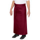 3er Pack Bistroschürzen Vorbinder 100 x 100 cm bordeaux 35% Baumwolle / 65% Polyester