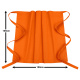 3er Pack Bistroschürzen Vorbinder 100 x 100 cm orange 35% Baumwolle / 65% Polyester