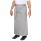 3er Pack Bistroschürzen Vorbinder 100 x 100 cm grau 35% Baumwolle / 65% Polyester