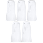 5er Pack Bistroschürzen Vorbinder 100 x 100 cm...