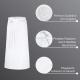 5er Pack Bistroschürzen Vorbinder 100 x 100 cm weiß 35% Baumwolle / 65% Polyester