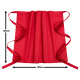 5er Pack Bistroschürzen Vorbinder 100 x 100 cm rot 35% Baumwolle / 65% Polyester