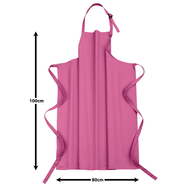 3er Pack Latzschürzen 100 x 80 cm pink 35% Baumwolle / 65% Polyester