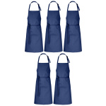 5er Pack Latzschürzen 100 x 80 cm marineblau 35%...