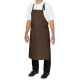 5er Pack Latzschürzen 100 x 80 cm braun 35% Baumwolle / 65% Polyester
