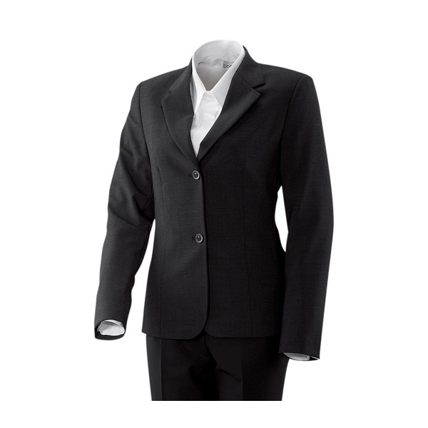 Damenblazer BASIC Fb. Modell 701 53% Polyester 43% Schurwolle 4% Elastan schwarz 52