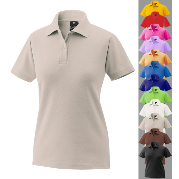 Damen Poloshirt Polo Shirt sand M