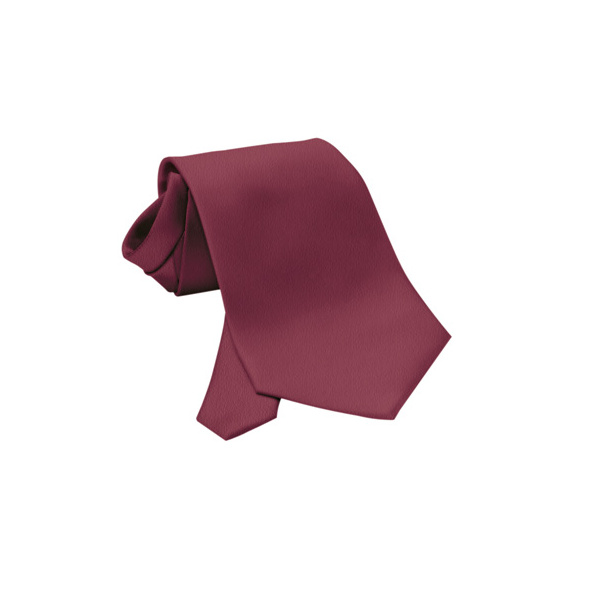 Krawatte Modell 914 65% Polyester, 35% Baumwolle bordeaux