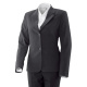 Damenblazer BASIC Fb. Modell 701 53% Polyester 43% Schurwolle 4% Elastan anthrazit 72