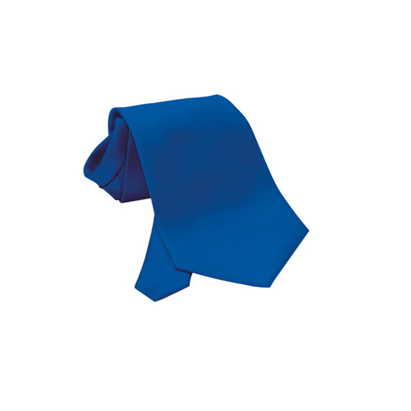 Krawatte Modell 914 65% Polyester, 35% Baumwolle royal blau