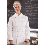 Damenkochjacke Bäcker/Kochjacke Modell 214 langarm weiß Gr. M